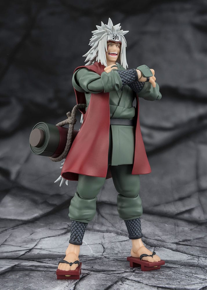Naruto S.H.Figuarts Action Figure Jiraiya: Hidden Leaf Heroic Master Sage (Sage Mode Set) 17 cm