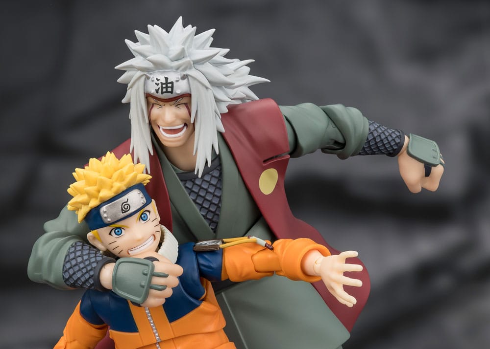 Naruto S.H.Figuarts Action Figure Jiraiya: Hidden Leaf Heroic Master Sage (Sage Mode Set) 17 cm