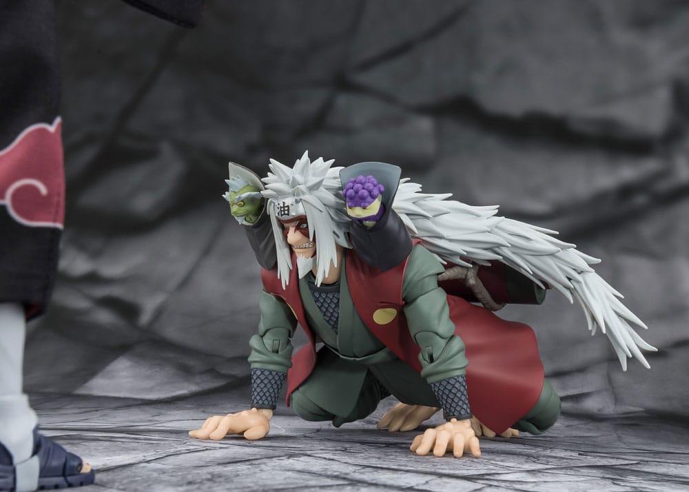 Naruto S.H.Figuarts Action Figure Jiraiya: Hidden Leaf Heroic Master Sage (Sage Mode Set) 17 cm