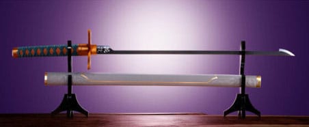 Demon Slayer: Kimetsu no Yaiba Proplica Replica 1/1 Nichirin Sword: Shinobo Kocho 88 cm