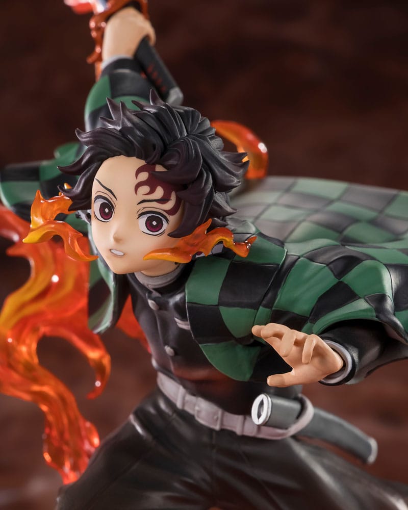 Demon Slayer: Kimetsu no Yaiba FiguartsZERO PVC Statue Kamado Tanjiro: Kyojuro Rengoku's Sword Guard Ver. 19 cm