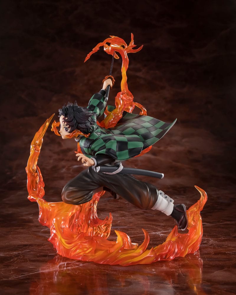 Demon Slayer: Kimetsu no Yaiba FiguartsZERO PVC Statue Kamado Tanjiro: Kyojuro Rengoku's Sword Guard Ver. 19 cm