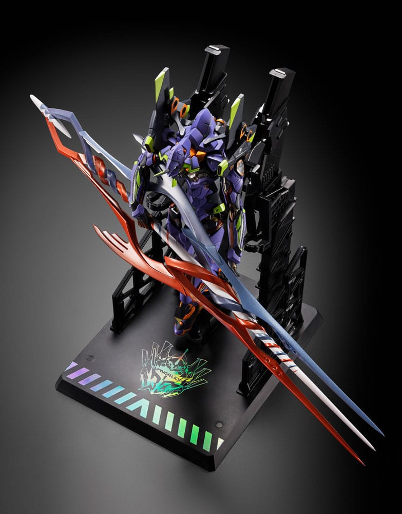 Neon Genesis Evangelion Metal Build Action Figure Eva Test Type-01: 30th with the Spear of Gaius 22 cm