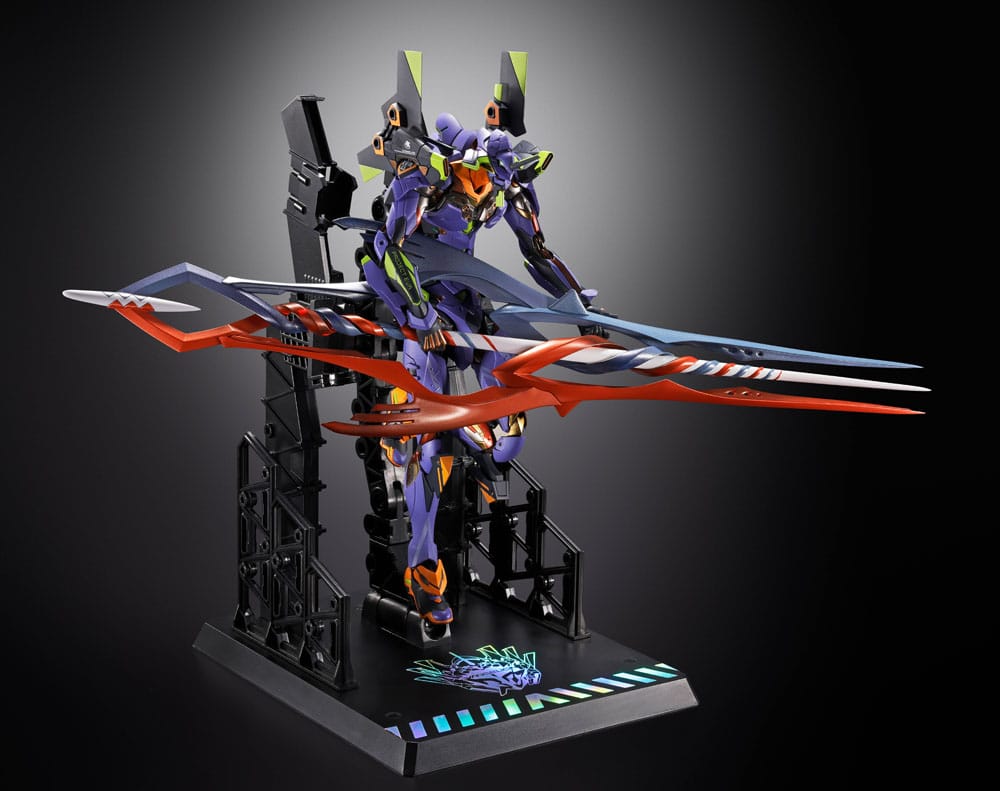 Neon Genesis Evangelion Metal Build Action Figure Eva Test Type-01: 30th with the Spear of Gaius 22 cm