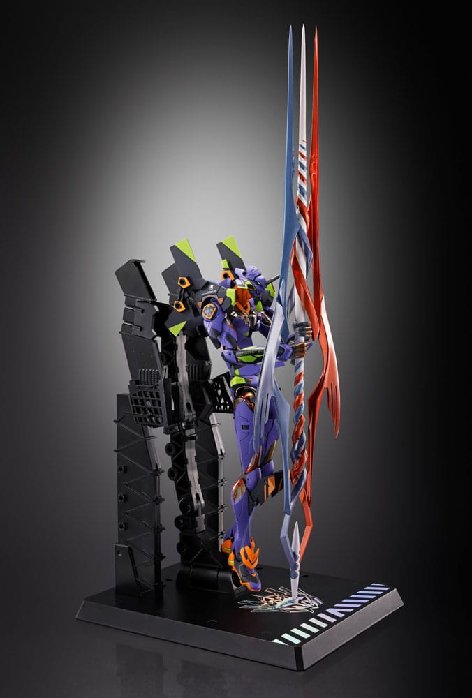 Neon Genesis Evangelion Metal Build Action Figure Eva Test Type-01: 30th with the Spear of Gaius 22 cm