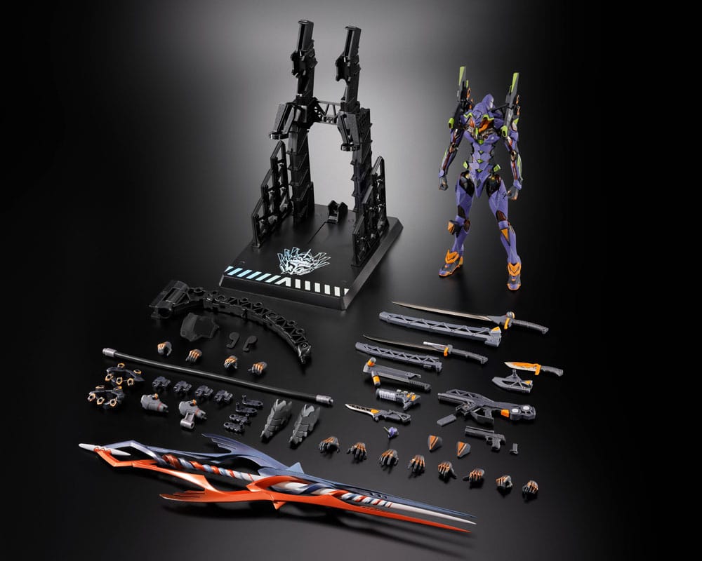 Neon Genesis Evangelion Metal Build Action Figure Eva Test Type-01: 30th with the Spear of Gaius 22 cm