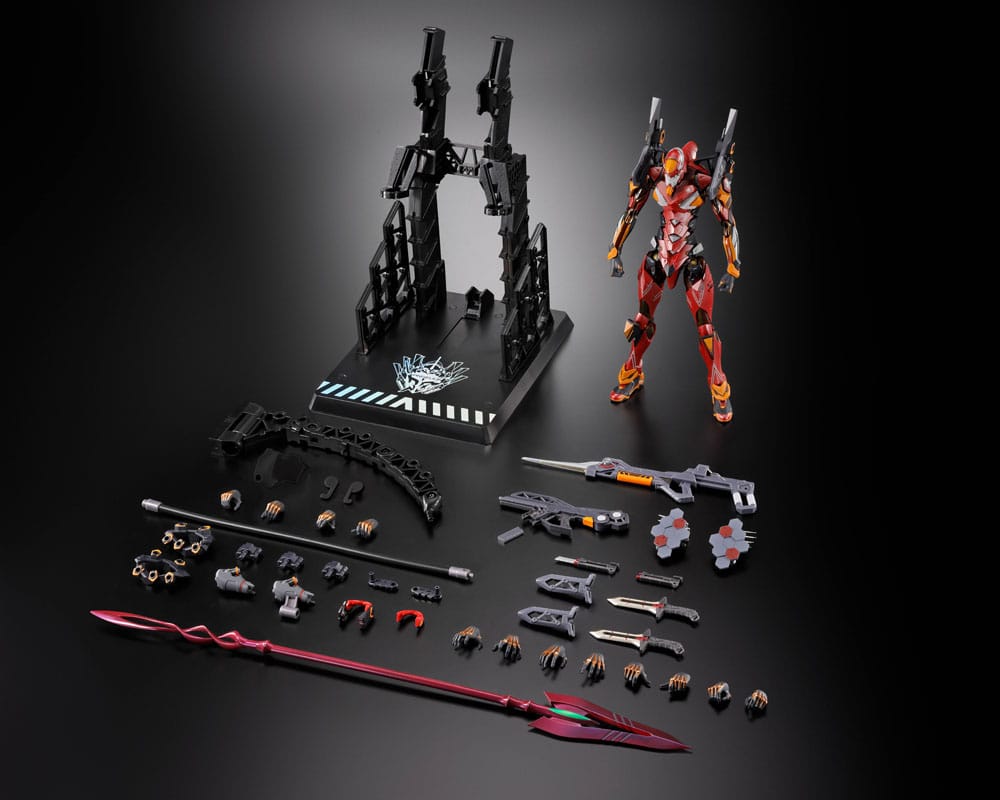 Neon Genesis Evangelion Metal Build Action Figure Eva Production Model-02: 30th with the Spear of Cassius 22 cm