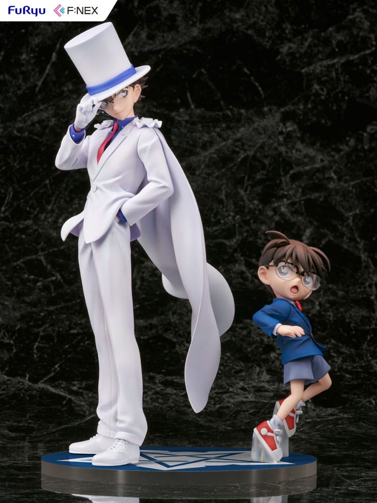 Detective Conan F:NEX PVC Statue 1/7 Conan Edogawa & Kid the Phantom Thief 29 cm