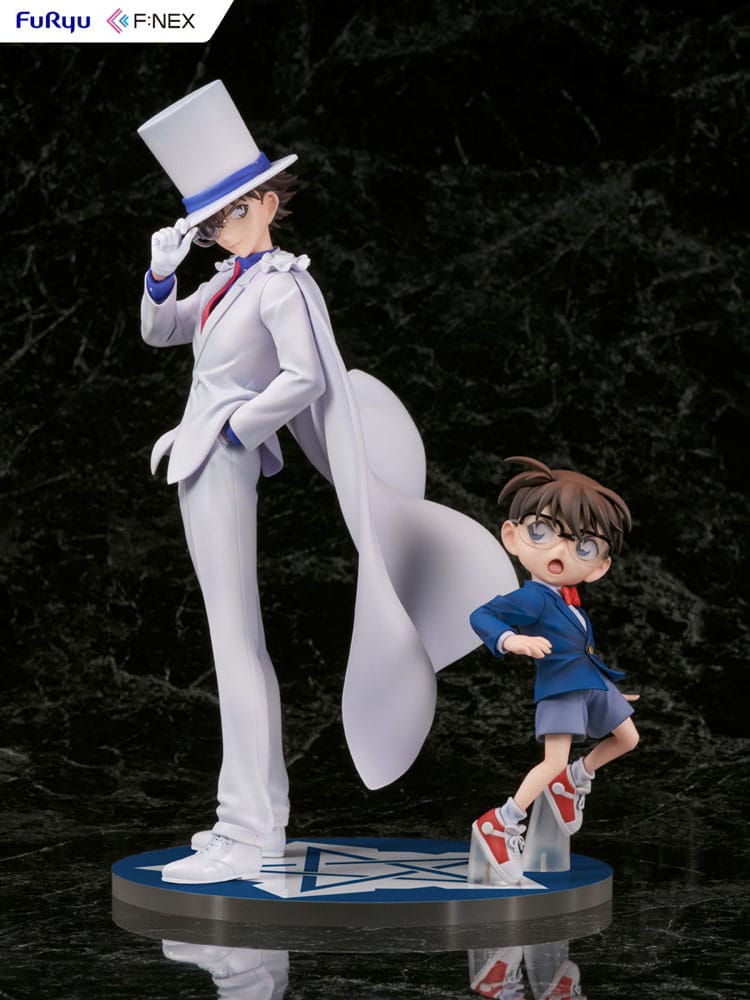 Detective Conan F:NEX PVC Statue 1/7 Conan Edogawa & Kid the Phantom Thief 29 cm