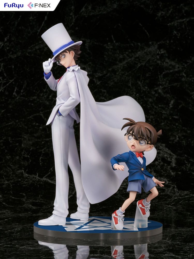 Detective Conan F:NEX PVC Statue 1/7 Conan Edogawa & Kid the Phantom Thief 29 cm