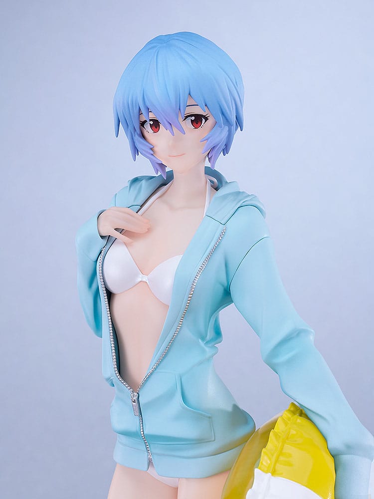 Rebuild of Evangelion Pop Up Parade PVC Statue Beach Queens: Rei Ayanami L Size 22 cm
