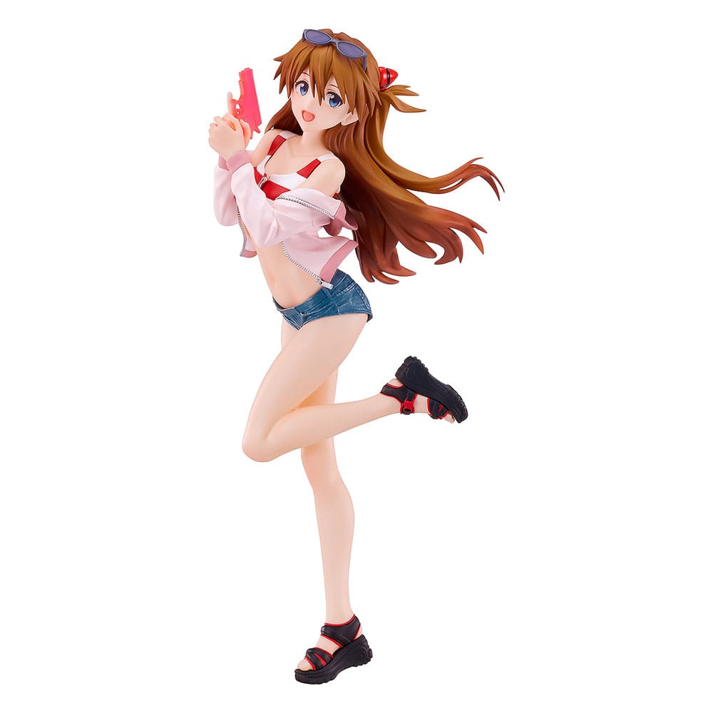Rebuild of Evangelion Pop Up Parade PVC Statue Beach Queens: Asuka Shikinami Langley L Size 22 cm