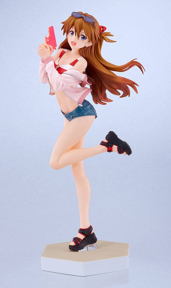 Rebuild of Evangelion Pop Up Parade PVC Statue Beach Queens: Asuka Shikinami Langley L Size 22 cm