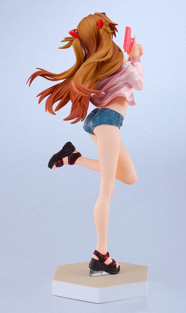 Rebuild of Evangelion Pop Up Parade PVC Statue Beach Queens: Asuka Shikinami Langley L Size 22 cm