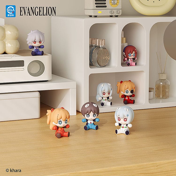 Neon Genesis Evangelion: Rebuild of Evangelion Huggy Good Smile Chibi Figure Mari Makinami Illustrious : Plugsuit Ver. 7 cm