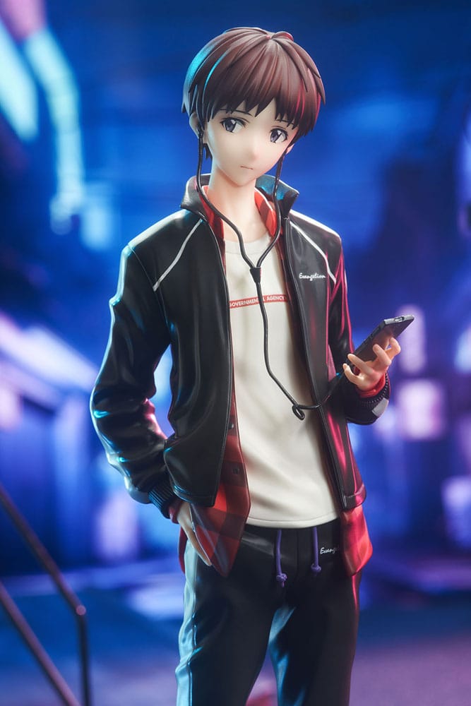 Neon Genesis Evangelion PVC Statue 1/7 Ikari Shinji Radio Eva Part 3 26 cm