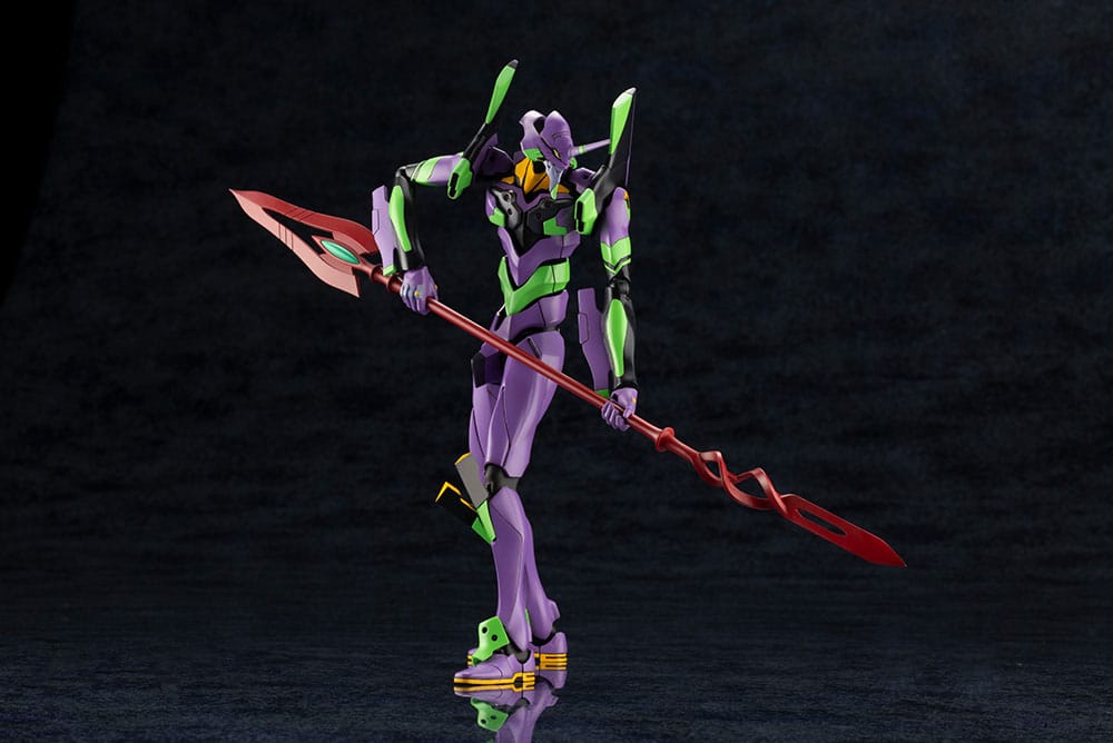 Evangelion: 3.0 + 1.0 Thrice Upon a Time Plastic Model Kit 1/400 Evangelion Test Type-01: with Spear of Cassius 19 cm