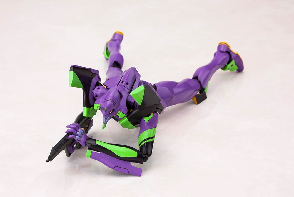 Evangelion: 3.0 + 1.0 Thrice Upon a Time Plastic Model Kit 1/400 Evangelion Test Type-01: with Spear of Cassius 19 cm