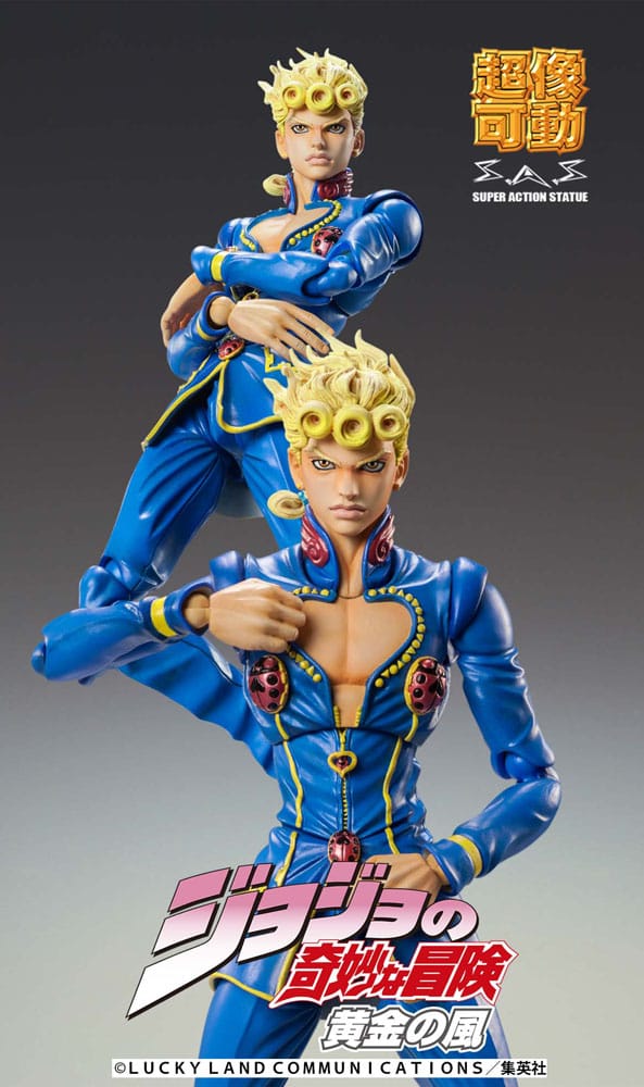 JoJo's Bizarre Adventure Part 5: Golden Wind Action Figure Chozokado Giorno Giovanna Second 15 cm