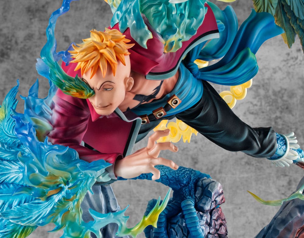 One Piece Portrait.Of.Pirates MAS-MAXIMUM PVC Statue Marco the Phoenix: Whitebeard Pirates 1st Division Commander 32 cm
