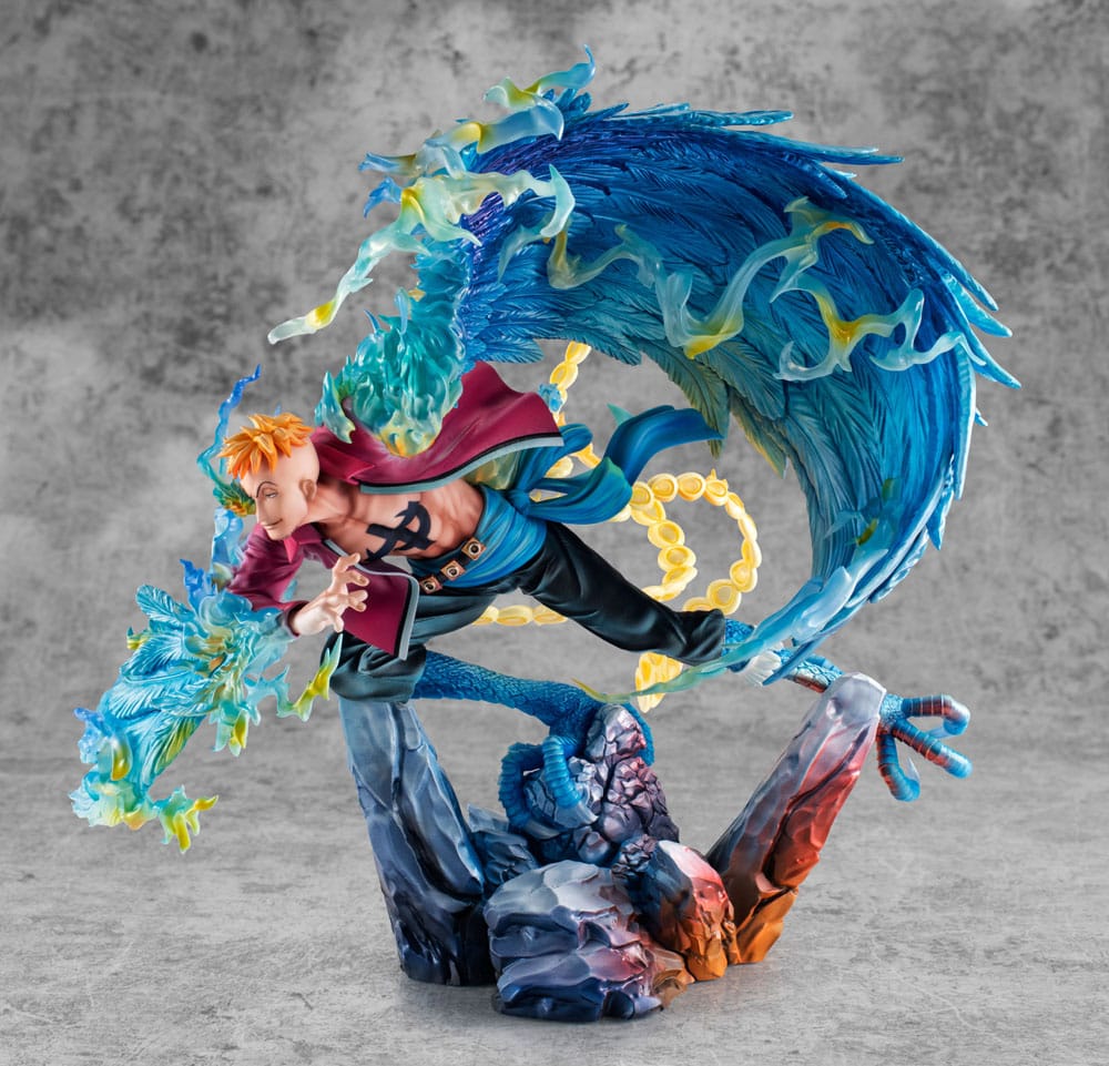 One Piece Portrait.Of.Pirates MAS-MAXIMUM PVC Statue Marco the Phoenix: Whitebeard Pirates 1st Division Commander 32 cm