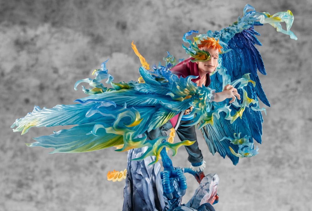 One Piece Portrait.Of.Pirates MAS-MAXIMUM PVC Statue Marco the Phoenix: Whitebeard Pirates 1st Division Commander 32 cm