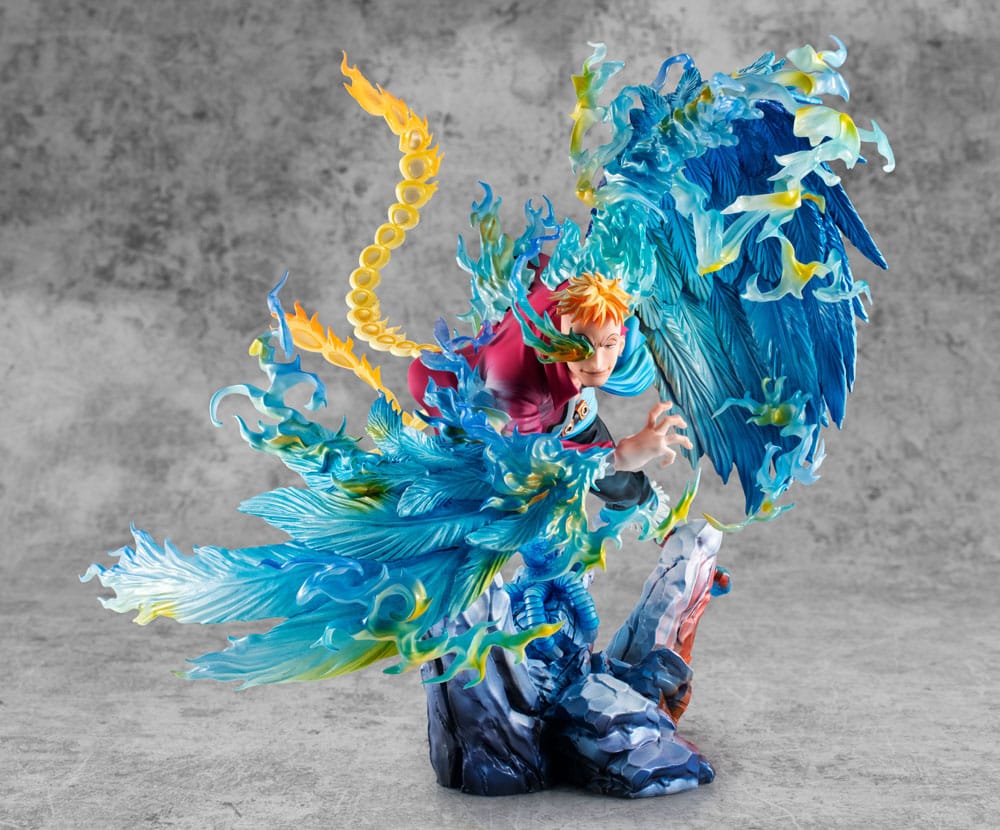 One Piece Portrait.Of.Pirates MAS-MAXIMUM PVC Statue Marco the Phoenix: Whitebeard Pirates 1st Division Commander 32 cm