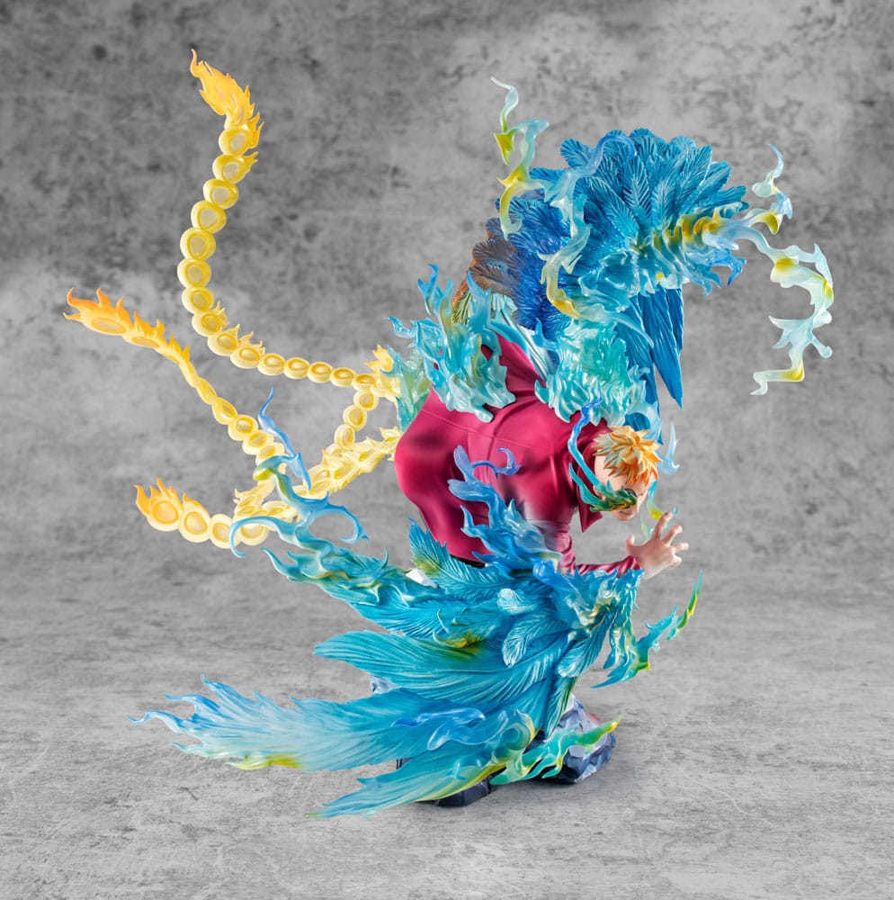 One Piece Portrait.Of.Pirates MAS-MAXIMUM PVC Statue Marco the Phoenix: Whitebeard Pirates 1st Division Commander 32 cm