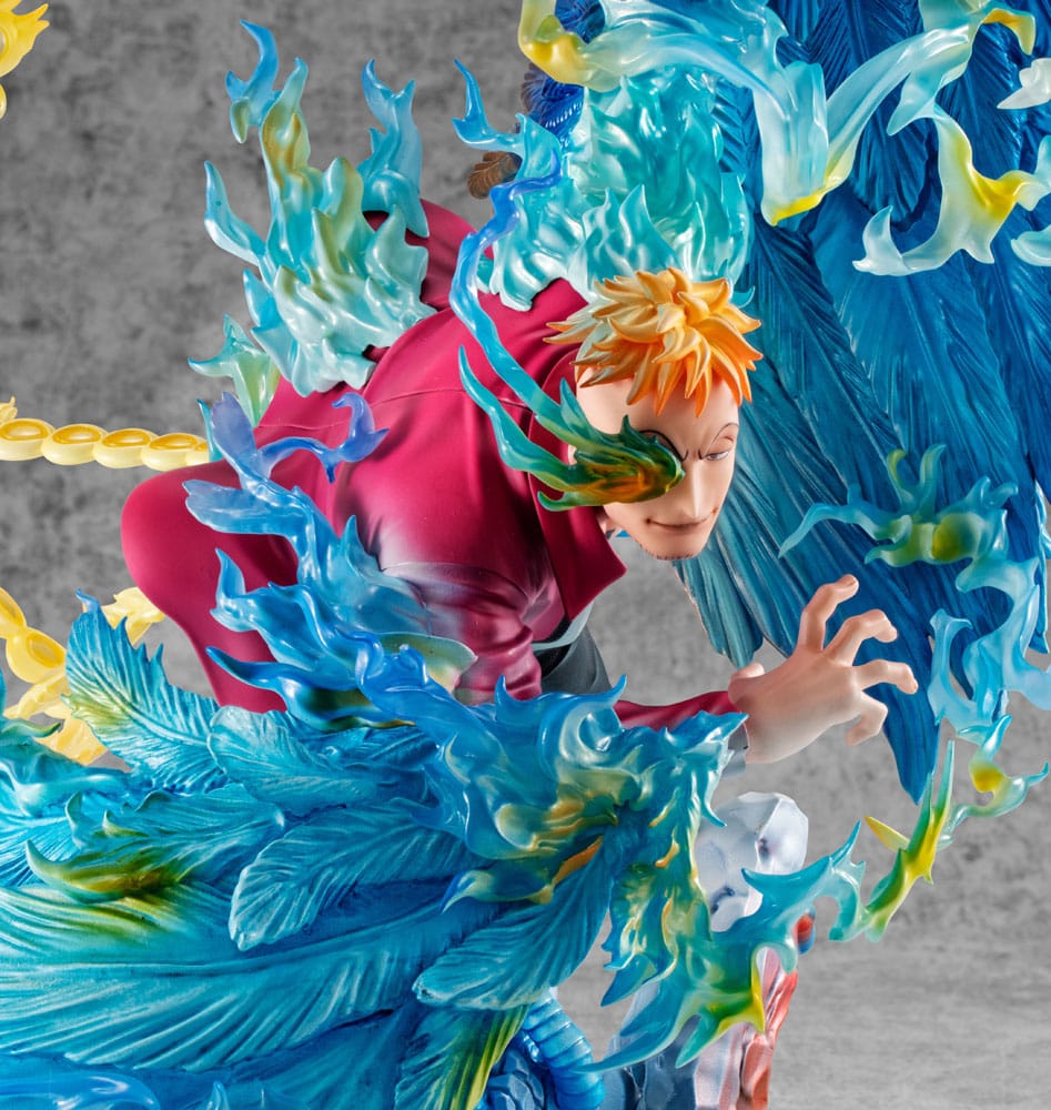 One Piece Portrait.Of.Pirates MAS-MAXIMUM PVC Statue Marco the Phoenix: Whitebeard Pirates 1st Division Commander 32 cm