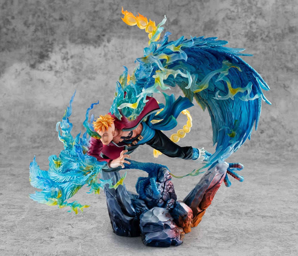 One Piece Portrait.Of.Pirates MAS-MAXIMUM PVC Statue Marco the Phoenix: Whitebeard Pirates 1st Division Commander 32 cm