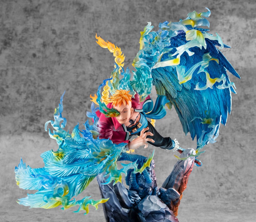 One Piece Portrait.Of.Pirates MAS-MAXIMUM PVC Statue Marco the Phoenix: Whitebeard Pirates 1st Division Commander 32 cm