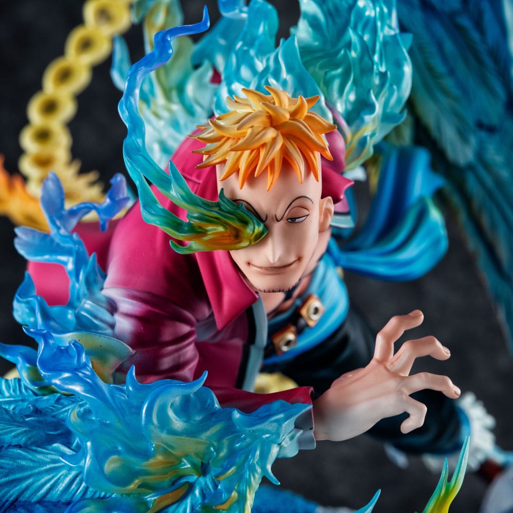 One Piece Portrait.Of.Pirates MAS-MAXIMUM PVC Statue Marco the Phoenix: Whitebeard Pirates 1st Division Commander 32 cm
