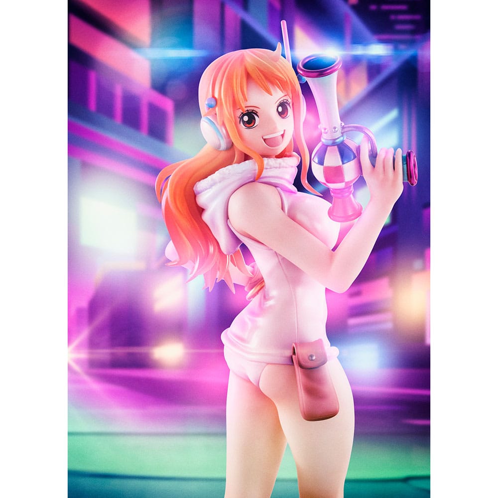 One Piece Portrait.Of.Pirates PVC Statue Nami: Evolutionary History 25 cm
