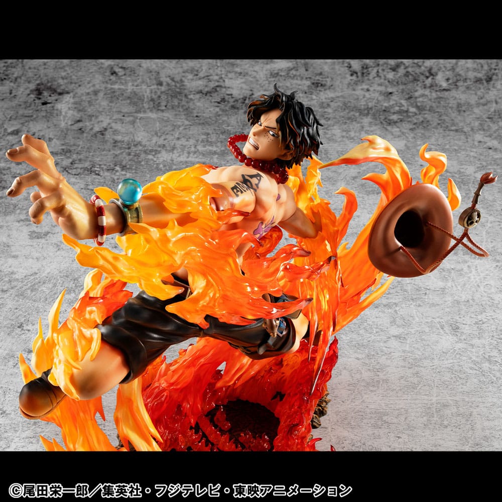 One Piece P.O.P NEO-MAXIMUM PVC Statue Portgas D. Ace: 15th Anniversary Ver. (Super Limited Reprint) 23 cm