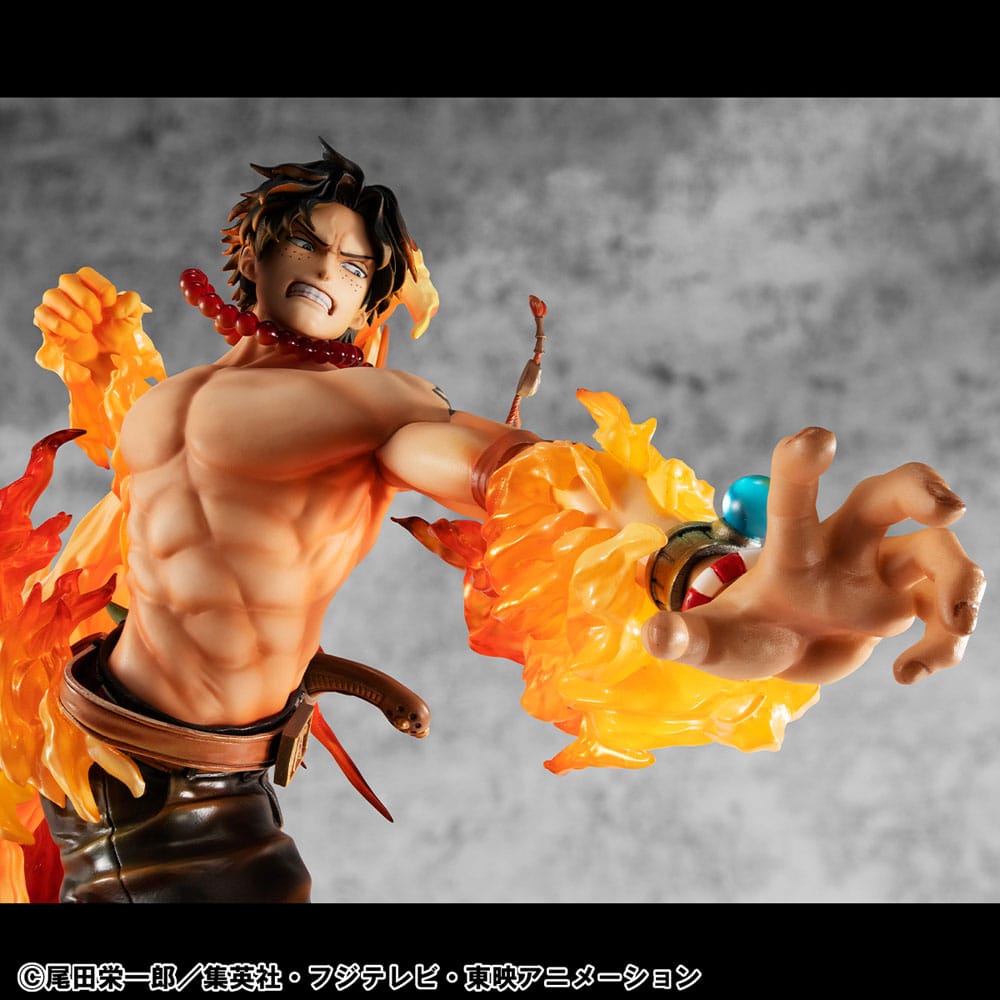 One Piece P.O.P NEO-MAXIMUM PVC Statue Portgas D. Ace: 15th Anniversary Ver. (Super Limited Reprint) 23 cm