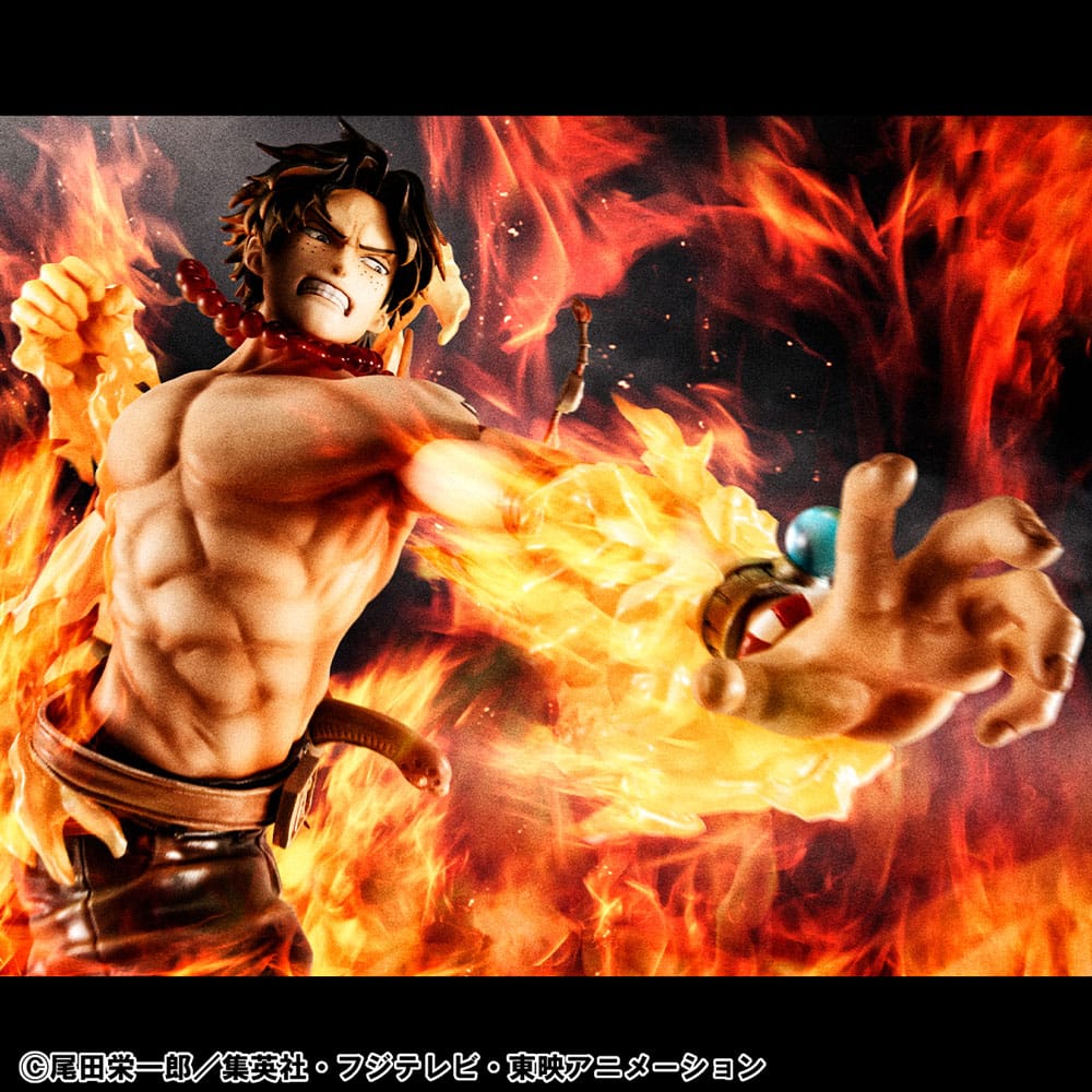 One Piece P.O.P NEO-MAXIMUM PVC Statue Portgas D. Ace: 15th Anniversary Ver. (Super Limited Reprint) 23 cm