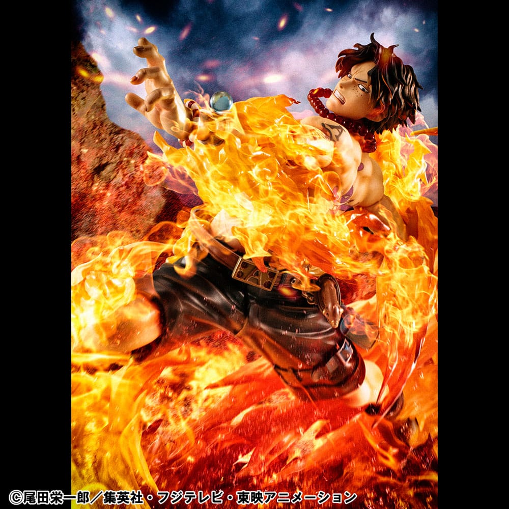 One Piece P.O.P NEO-MAXIMUM PVC Statue Portgas D. Ace: 15th Anniversary Ver. (Super Limited Reprint) 23 cm