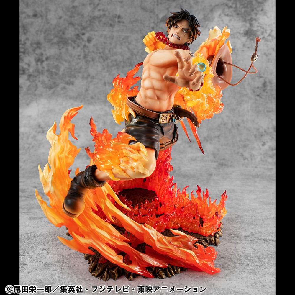 One Piece P.O.P NEO-MAXIMUM PVC Statue Portgas D. Ace: 15th Anniversary Ver. (Super Limited Reprint) 23 cm