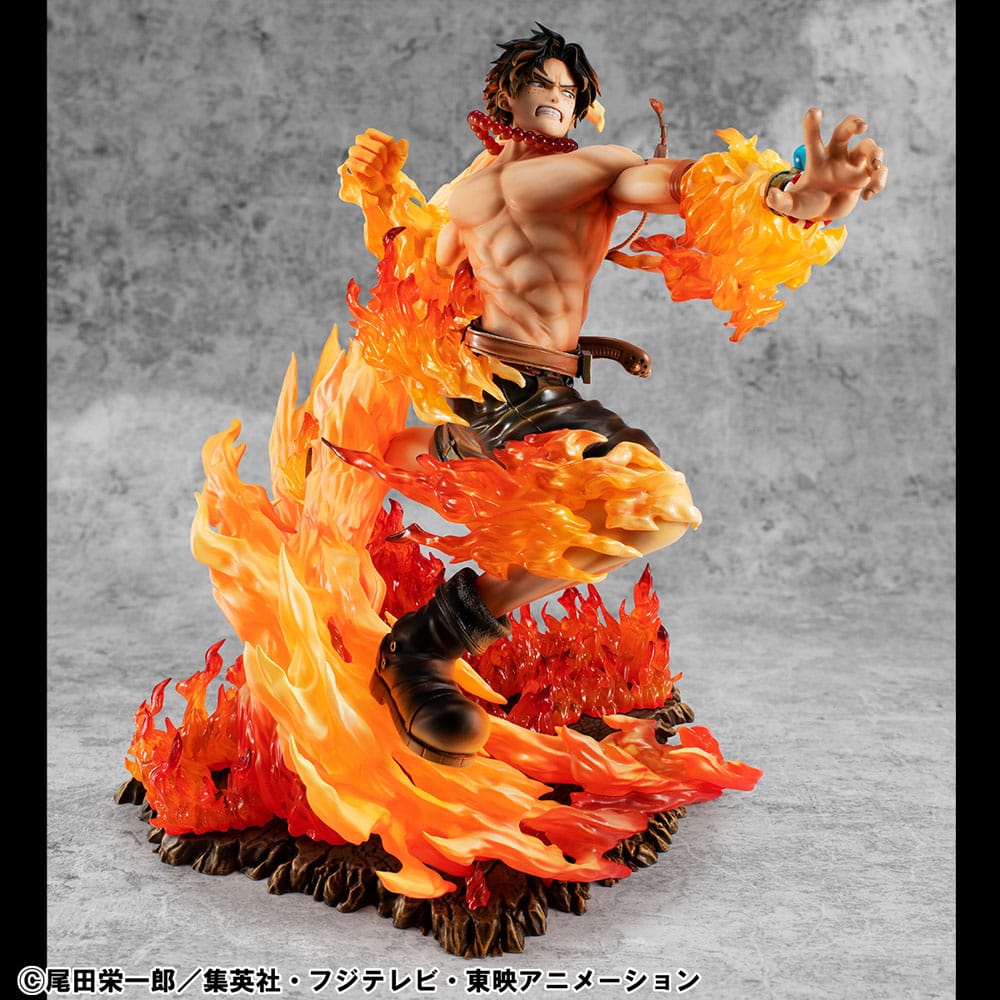 One Piece P.O.P NEO-MAXIMUM PVC Statue Portgas D. Ace: 15th Anniversary Ver. (Super Limited Reprint) 23 cm