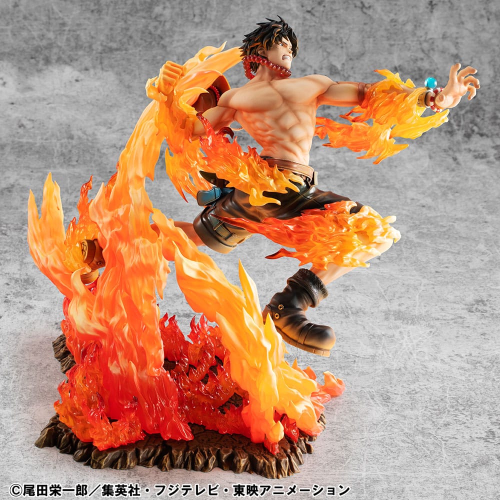 One Piece P.O.P NEO-MAXIMUM PVC Statue Portgas D. Ace: 15th Anniversary Ver. (Super Limited Reprint) 23 cm