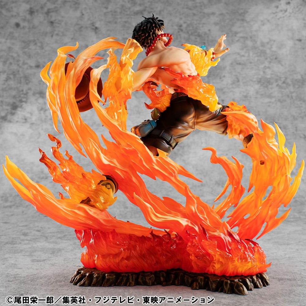 One Piece P.O.P NEO-MAXIMUM PVC Statue Portgas D. Ace: 15th Anniversary Ver. (Super Limited Reprint) 23 cm