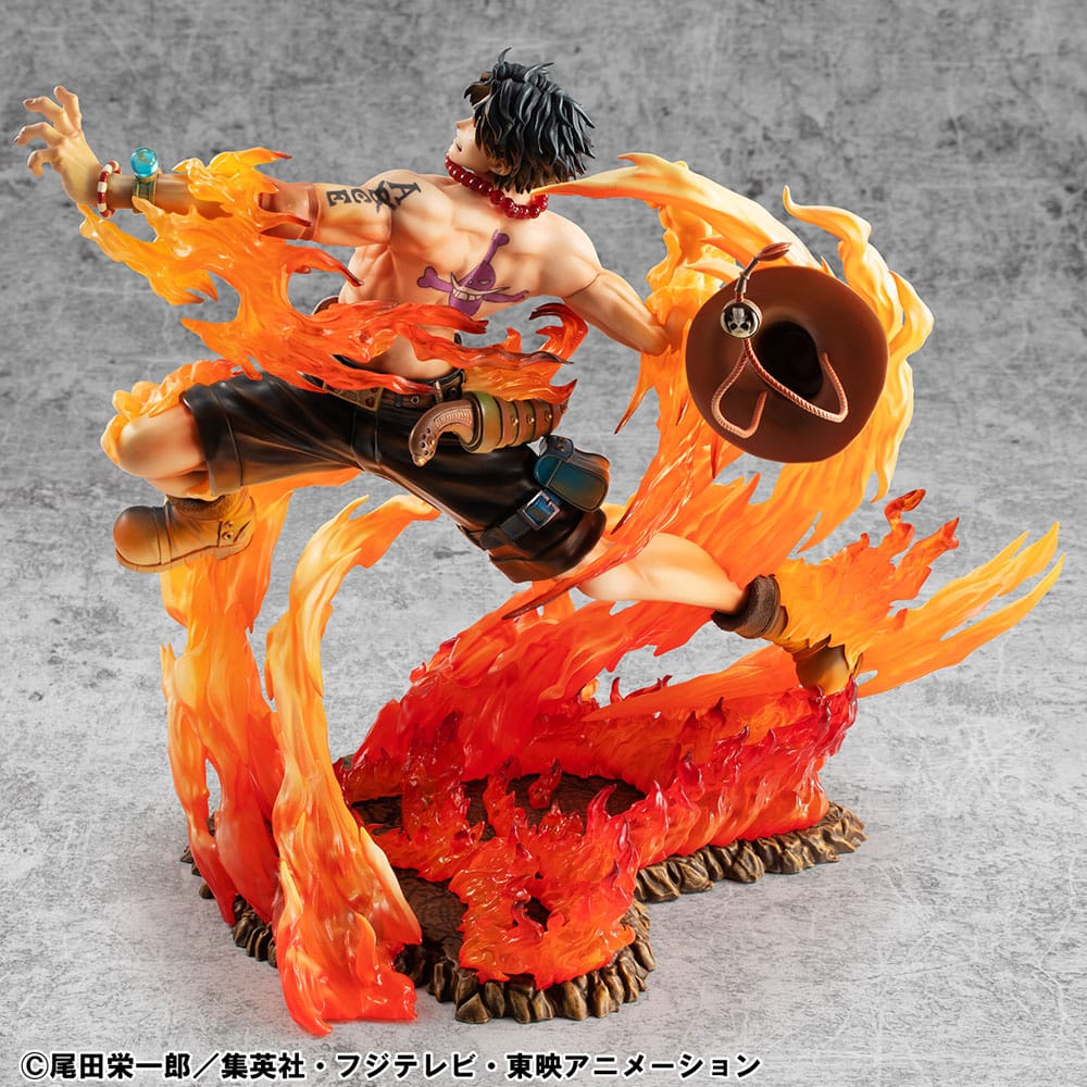One Piece P.O.P NEO-MAXIMUM PVC Statue Portgas D. Ace: 15th Anniversary Ver. (Super Limited Reprint) 23 cm