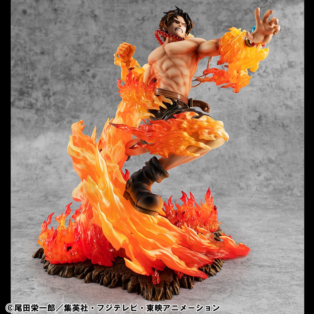 One Piece P.O.P NEO-MAXIMUM PVC Statue Portgas D. Ace: 15th Anniversary Ver. (Super Limited Reprint) 23 cm