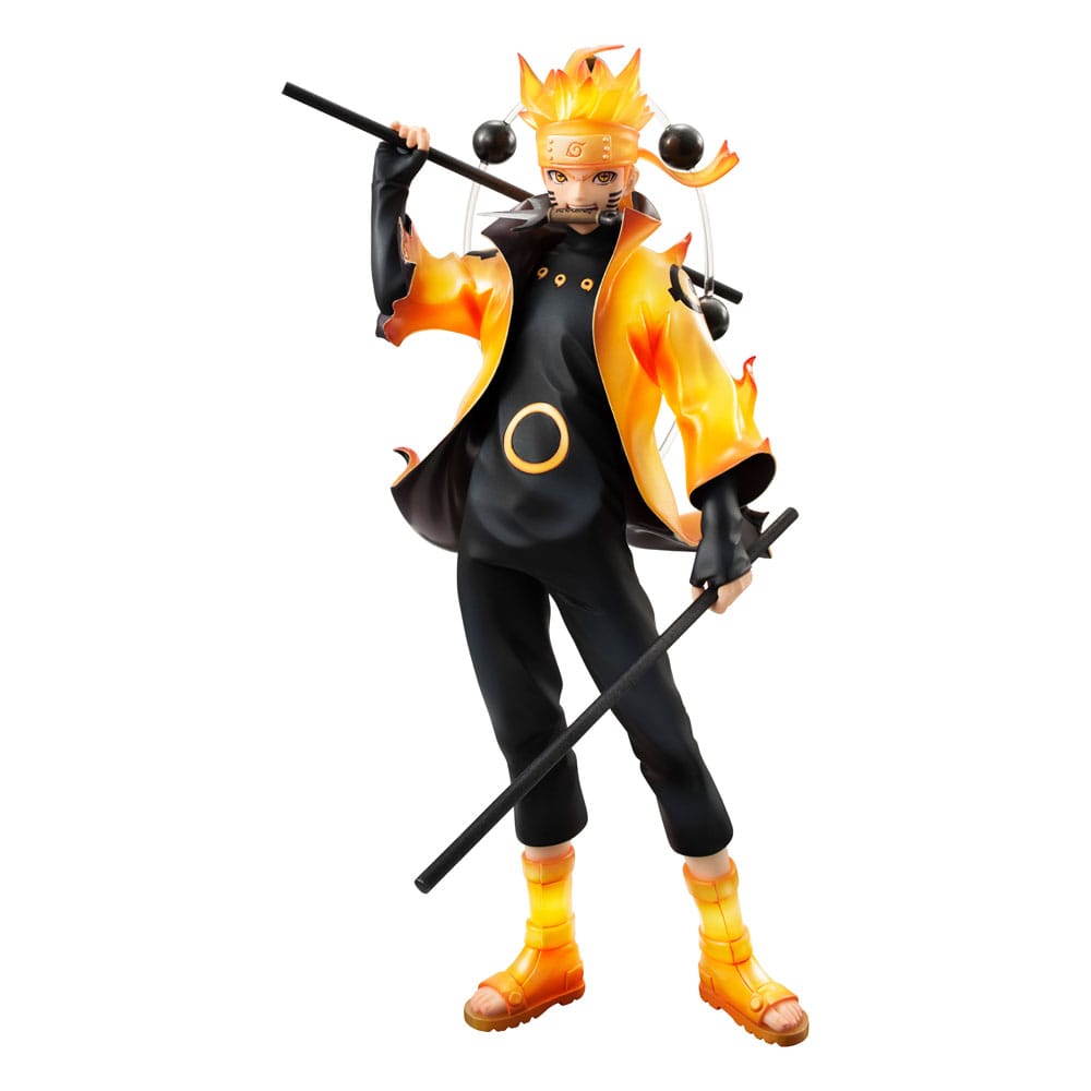 Naruto: Shippuden G.E.M. Series PVC Statue Naruto Uzumaki Six Paths Sage Mode: 15th Anniversary Ver. 22 cm