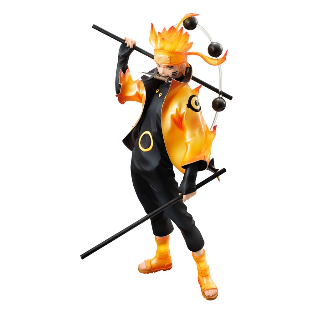 Naruto: Shippuden G.E.M. Series PVC Statue Naruto Uzumaki Six Paths Sage Mode: 15th Anniversary Ver. 22 cm