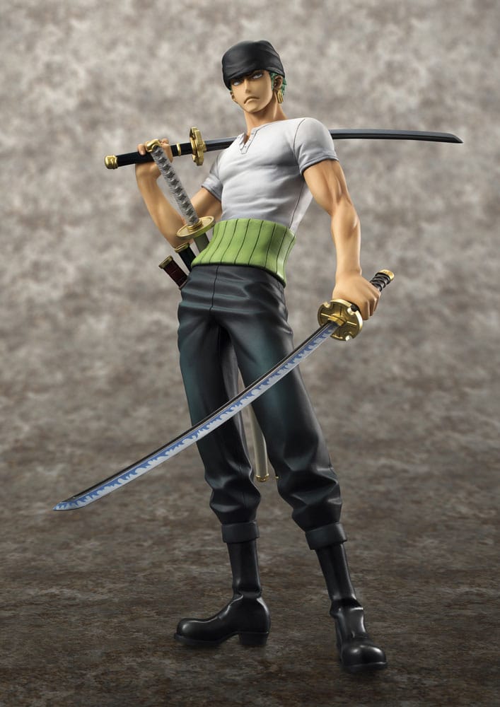 One Piece Excellent Model Portrait.Of.Pirates PVC Statue NEO-DX Roronoa Zoro: 10th Limited Ver. 23 cm