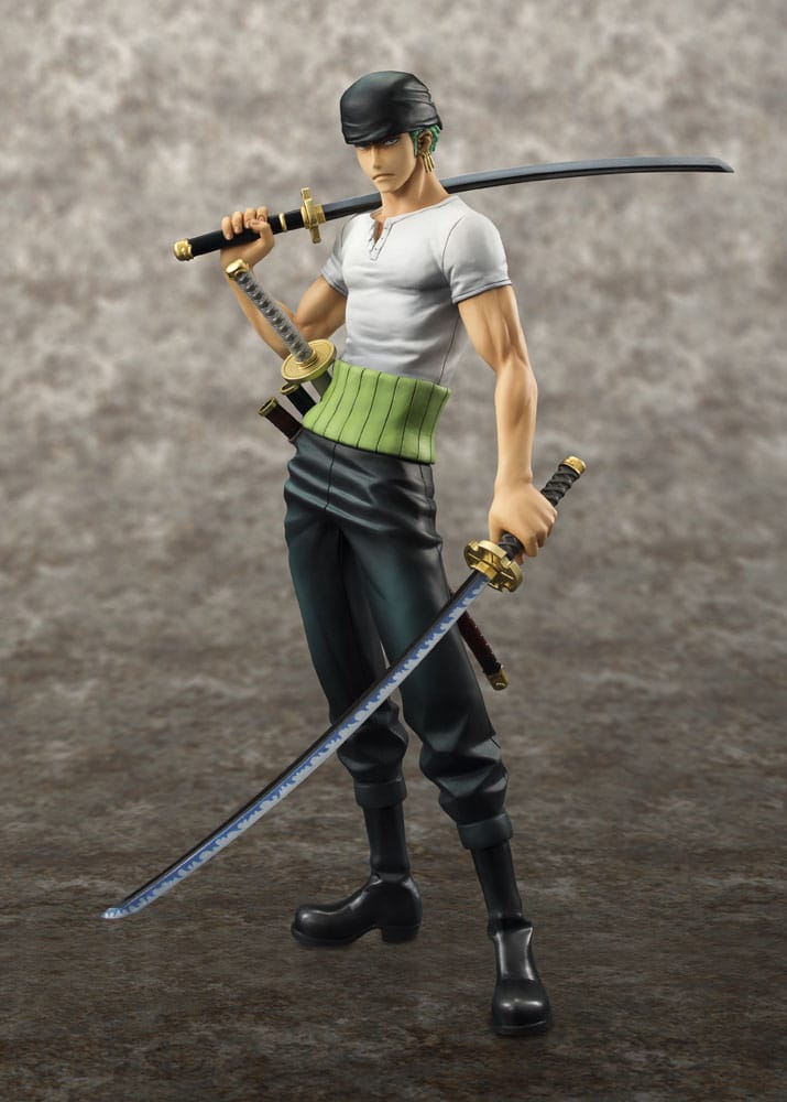 One Piece Excellent Model Portrait.Of.Pirates PVC Statue NEO-DX Roronoa Zoro: 10th Limited Ver. 23 cm