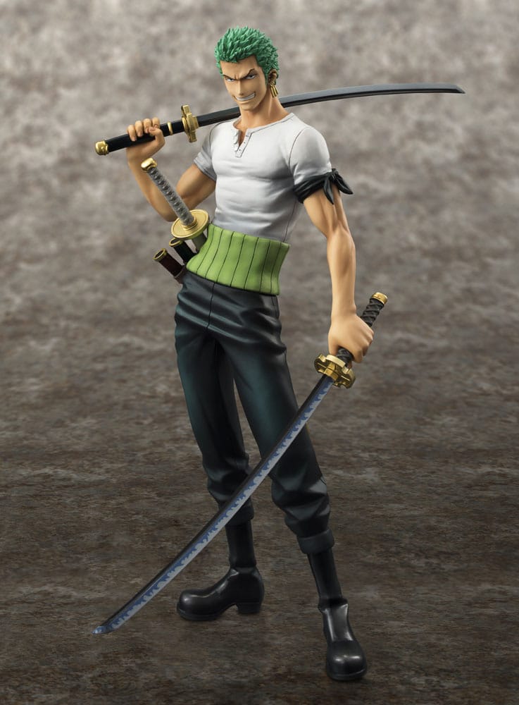One Piece Excellent Model Portrait.Of.Pirates PVC Statue NEO-DX Roronoa Zoro: 10th Limited Ver. 23 cm