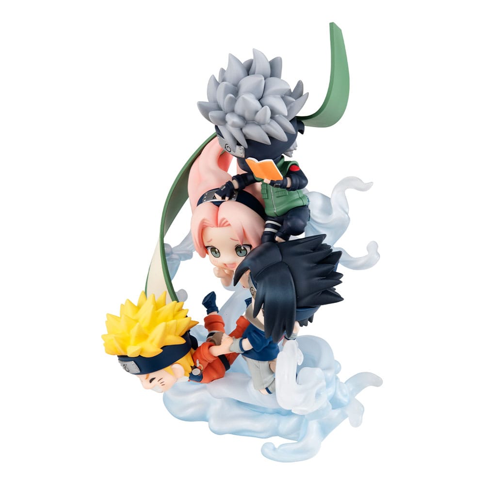 Naruto: Shippuden FigUnity PVC Mini Statue Team 7 Assemble! 13cm (with gift)