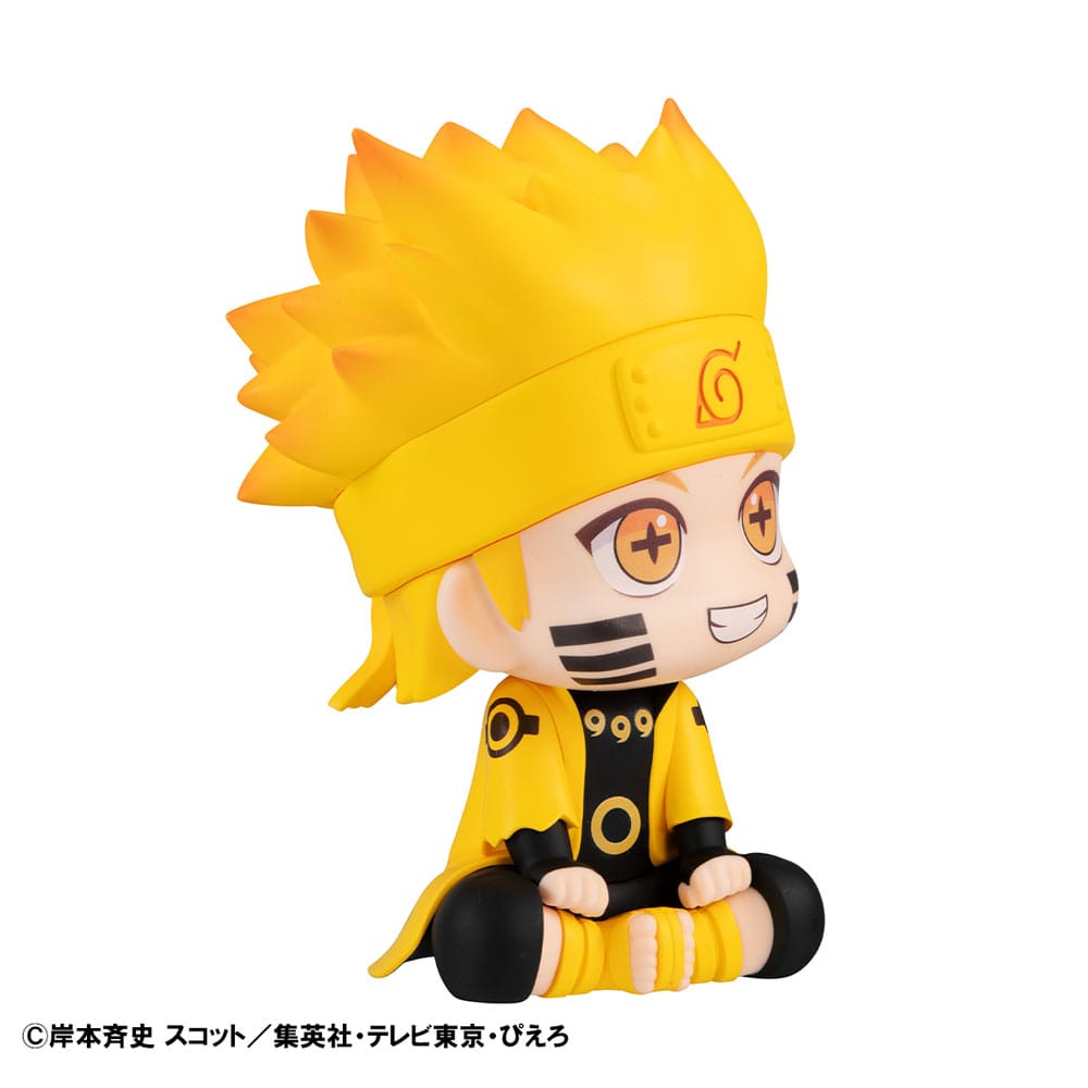Naruto: Shippuden Look Up PVC Statue Naruto Uzumaki Six Paths Sage Mode & Minato Namikaze 11 cm (with gift)